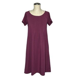 J. Jill Pintuck Detail Pima Cotton Jersey Dress Size XSP